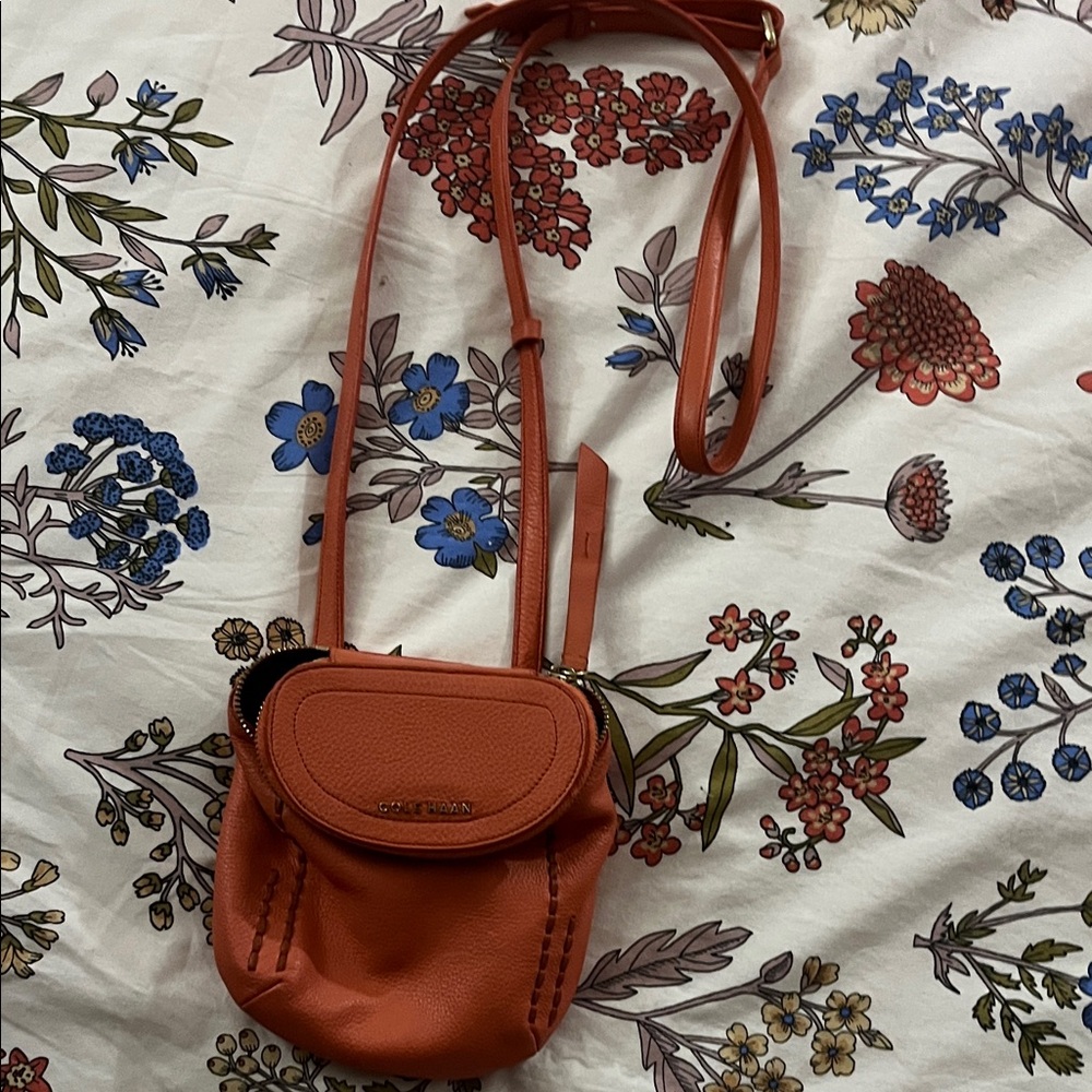 Cole Haan Orange Crossbody Bag